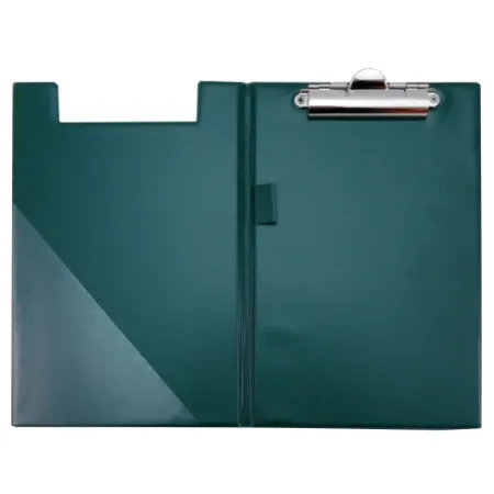 Deska klipem A4 zamykana - 4 kolory: czarna, czerwona, zielona, niebieska